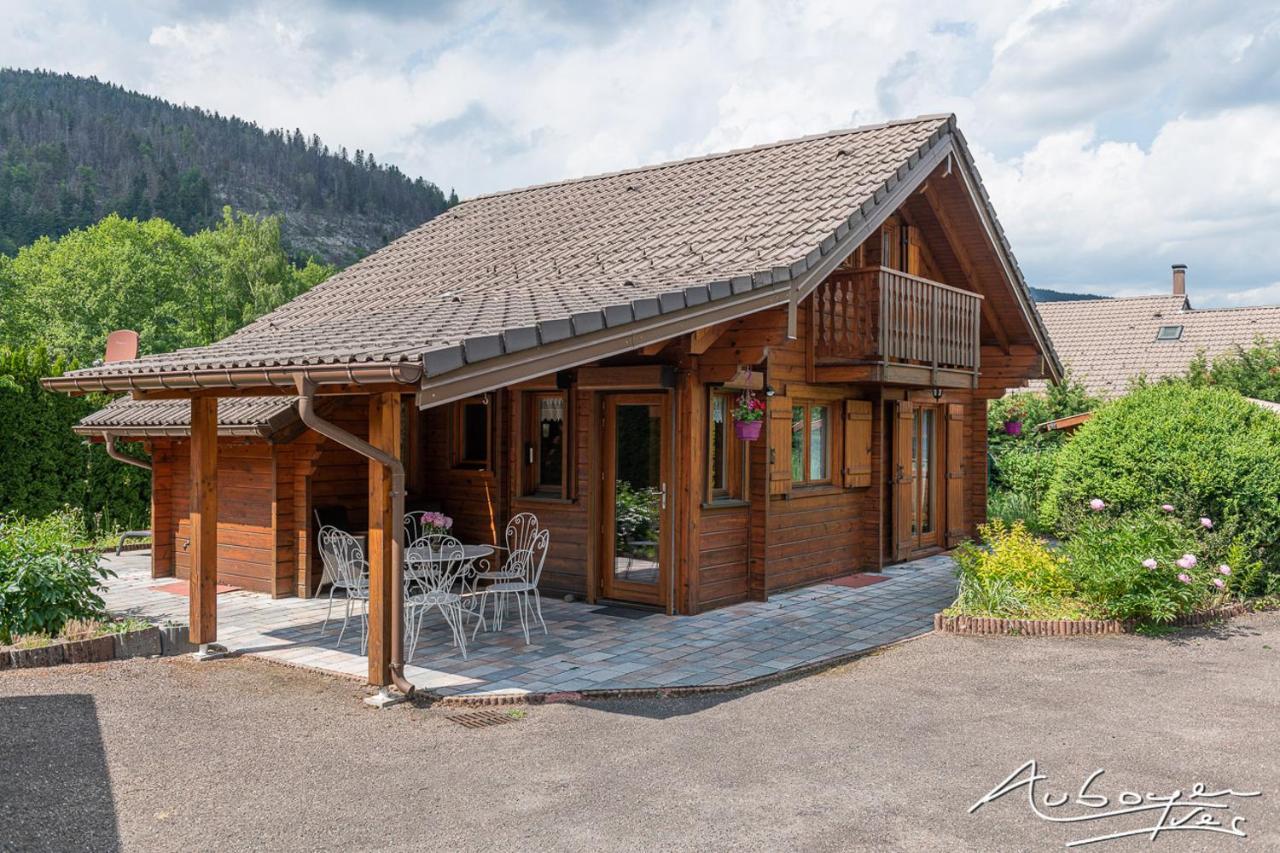 Chalet La Calougeotte, Jardin, Spa Et Sauna Prives Le Menil ภายนอก รูปภาพ