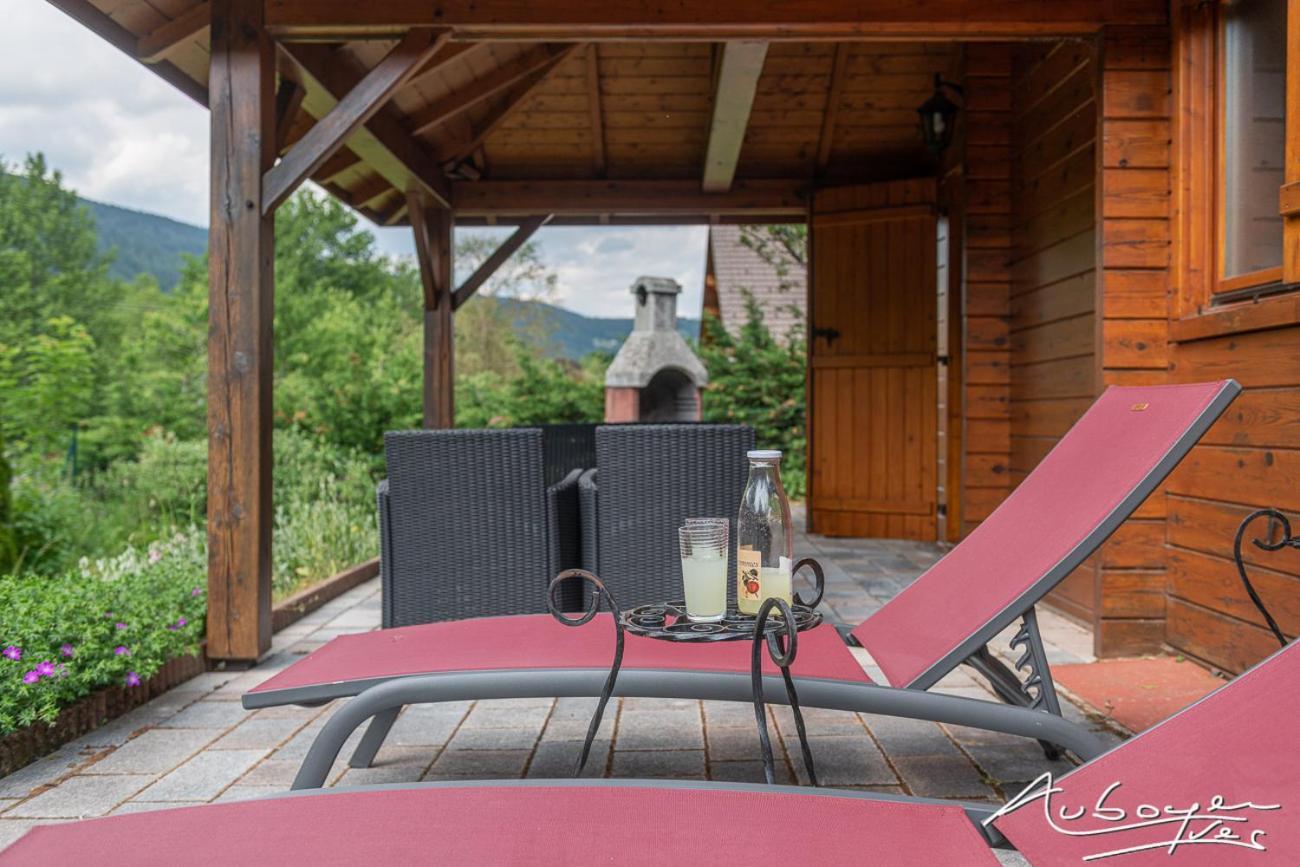 Chalet La Calougeotte, Jardin, Spa Et Sauna Prives Le Menil ภายนอก รูปภาพ