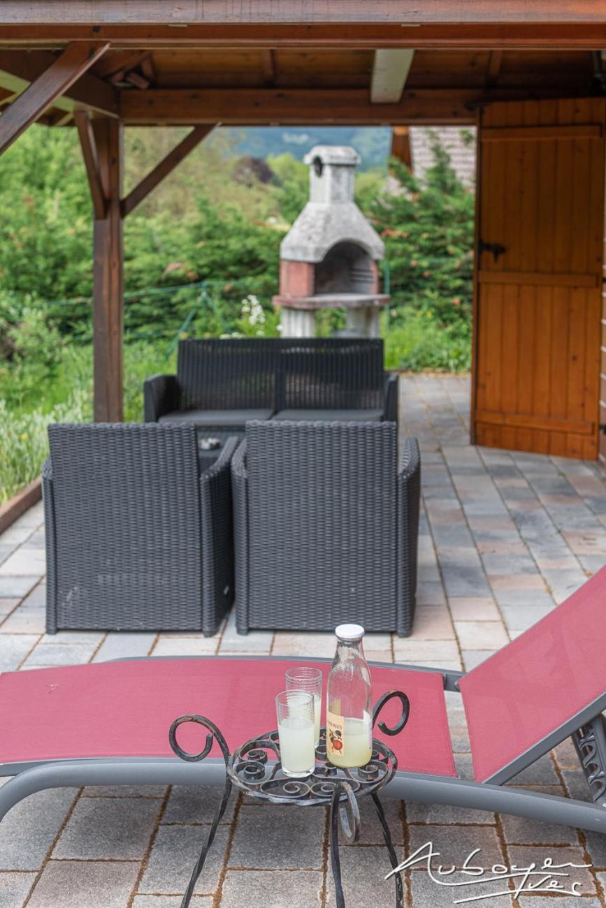 Chalet La Calougeotte, Jardin, Spa Et Sauna Prives Le Menil ภายนอก รูปภาพ